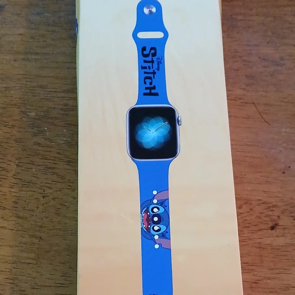 Disney Blue Stitch Watchband designed specifically for the Apple Watch 1 -10